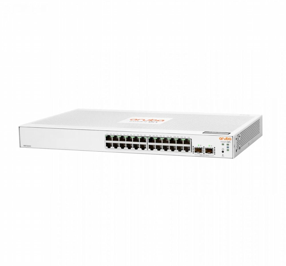 HPE Aruba Instant On 1830-24G | 24× Gigabit Ethernet | 2× SFP | Smart Managed Switch | Refurbished