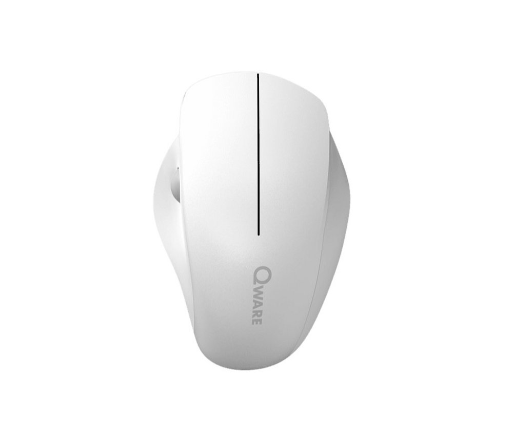 Qware Luton | Draadloze Muis | Links- en Rechtshandig | RF | 1600 DPI | Wit