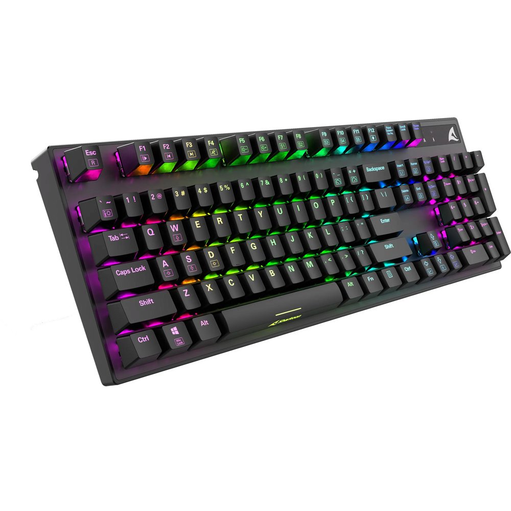 Sharkoon SKILLER SGK20 RGB | Mechanisch Gaming Toetsenbord | QWERTY | Zwart