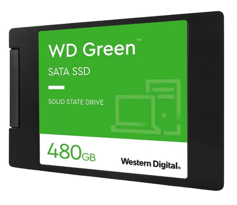 Western Digital Green | 480GB SATA SSD | 2.5'' | 545MB/s Lezen | 480MB/s Schrijven
