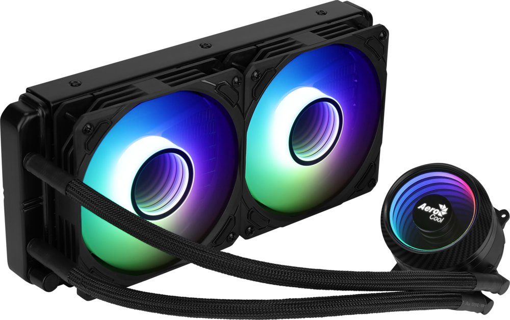 Aerocool Mirage L240 2 x 120MM ARGB RGB/GAMING Waterkoeler