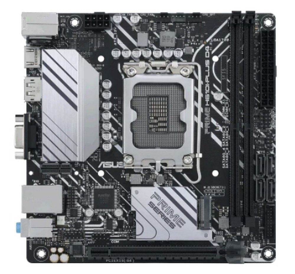 ASUS PRIME H610I-PLUS D4-CSM | Socket LGA 1700 | Intel H610 | 2xDDR4 | Mini-ITX | Moederbord