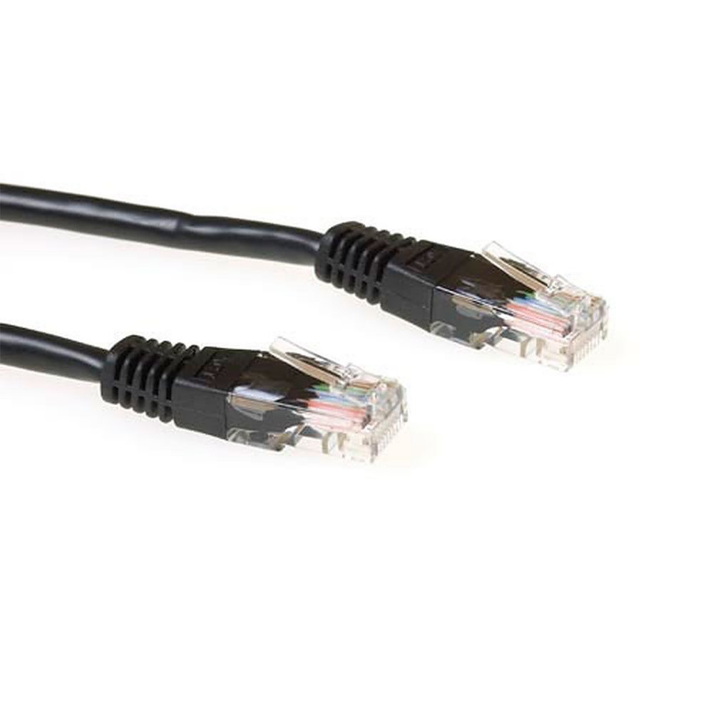 ACT netwerkkabel | Cat6 | U/UTP (UTP) | 10 m | Zwart