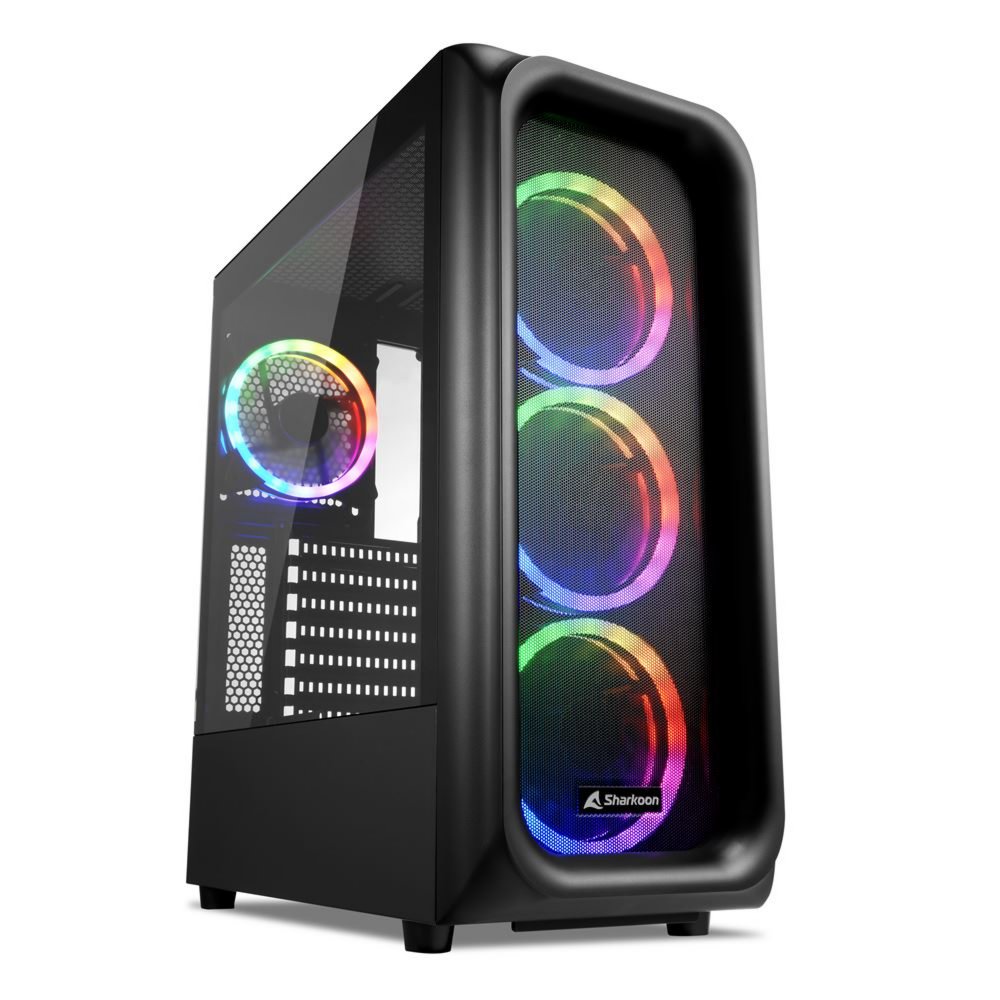 Sharkoon TK5M RGB | Midi Tower Case | Zwart