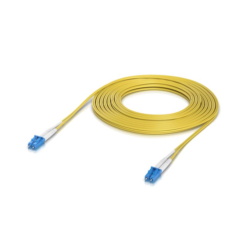 OS2 Duplex LC UPC Fiber Patch Cable, 10m