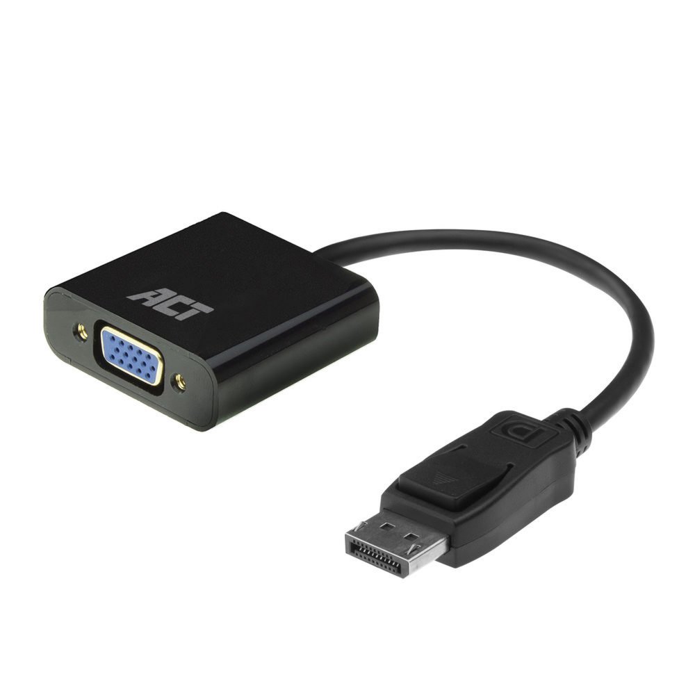 ACT AC7515 DisplayPort naar VGA Adapter | Female | Zip Bag
