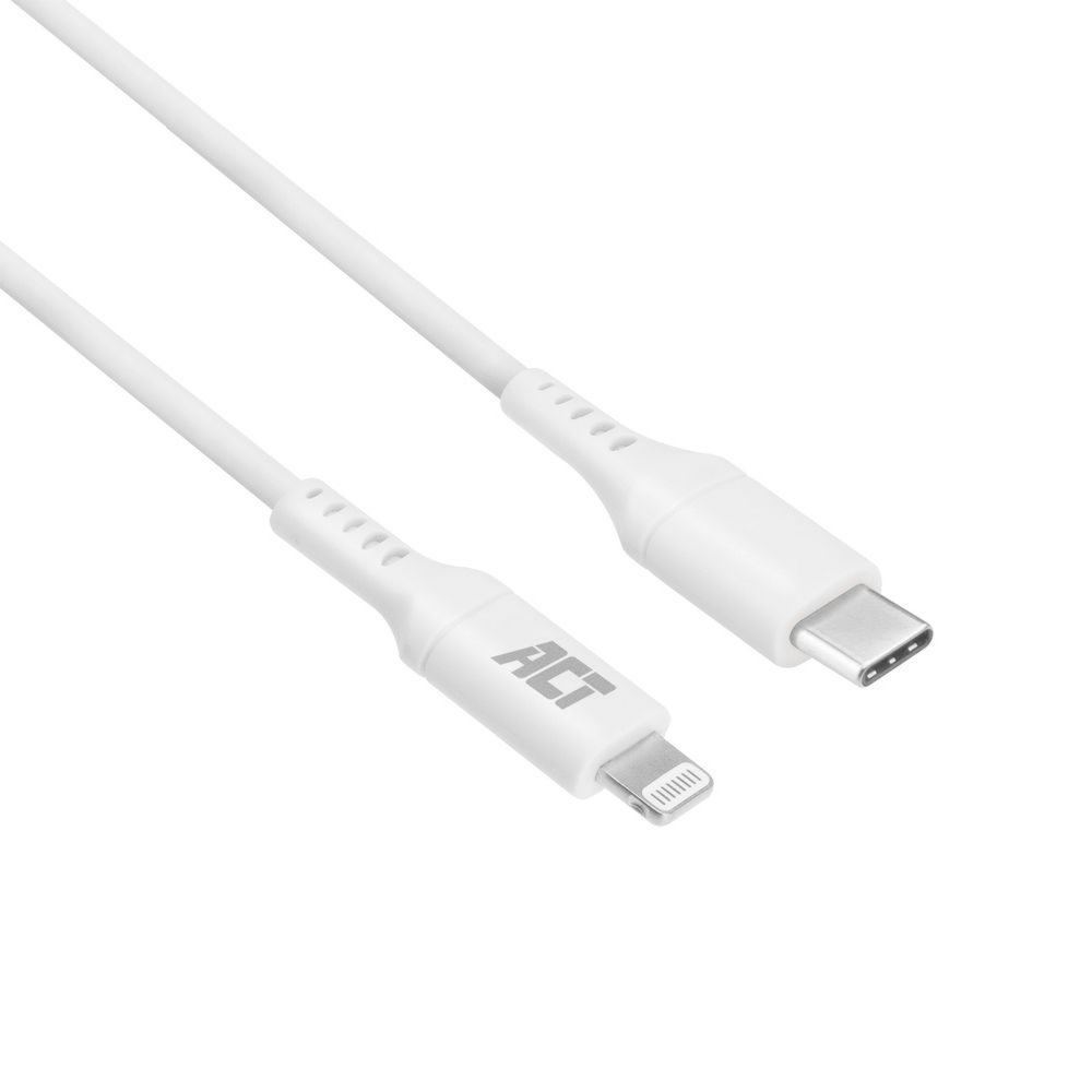 ACT kabel | USB-C naar Lightning | 1 m | Wit | AC3014