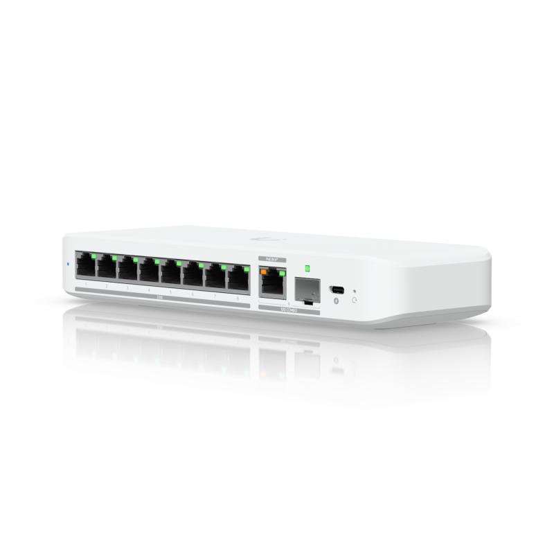 UniFi Switch Flex 2.5G - 8 poort, No PoE budget