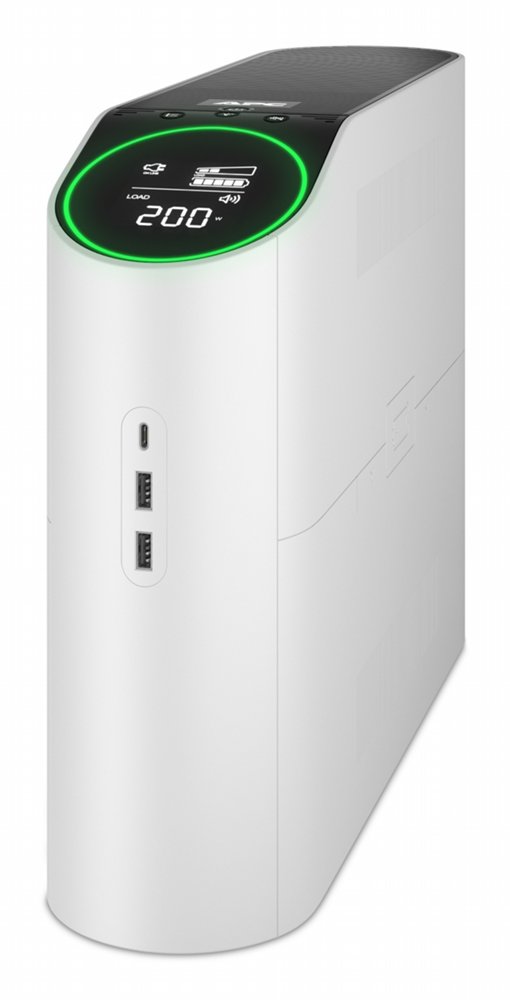 APC Back‑UPS Pro Gaming BGM2200‑GR | 2200 VA / 1320 W UPS | 4x Schuko + 2x IEC‑C13 | RGB + LCD-display