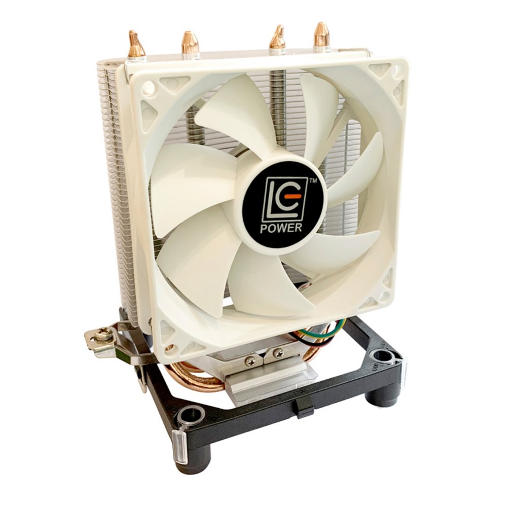 LC-Power LC-CC-95 | CPU Koeler | 92mm PWM Ventilator | 130W TDP | Intel & AMD | Aluminium Koper | Zilver/Wit