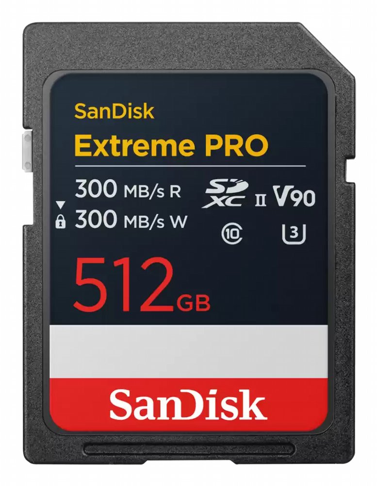 SanDisk Extreme PRO | 512GB SDXC Geheugenkaart | UHS-II Klasse 10