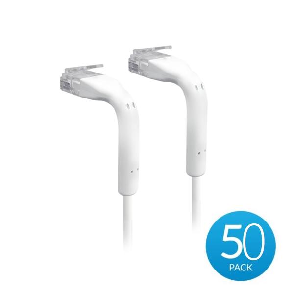 UniFi Ethernet Patch Cable - Cat6, 10cm (white), 50 pack