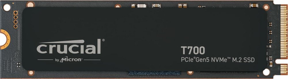 Crucial T700 | 1TB NVMe SSD | M.2 Gen5 | 11.700MB/s Lezen | 9.500MB/s Schrijven