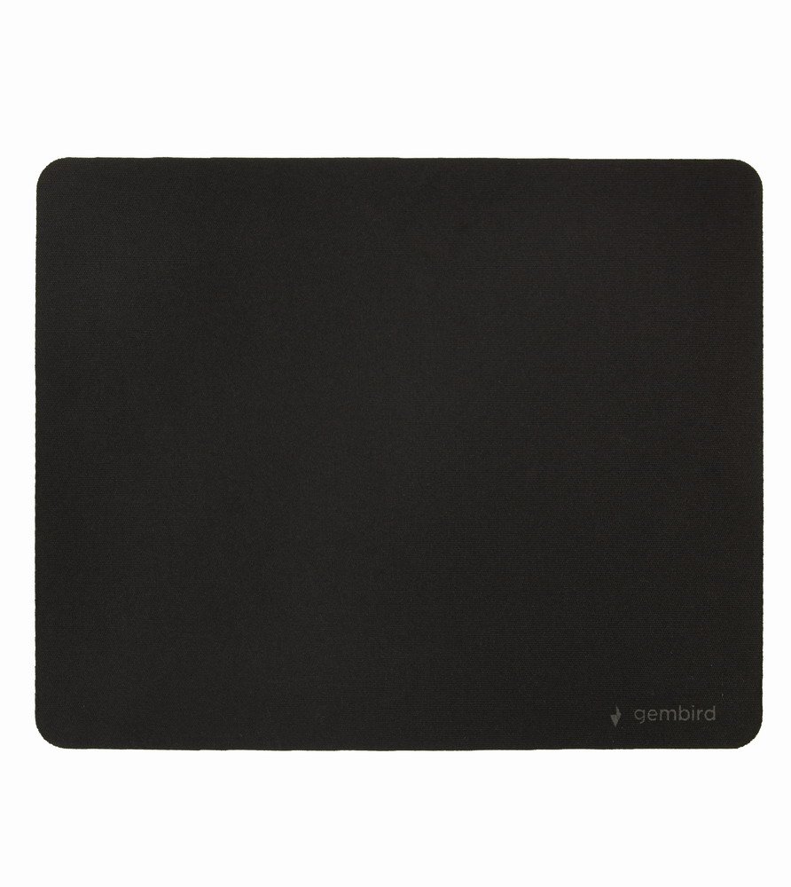Gembird MP S BK M | Zwarte Muismat | Antislip Onderzijde | Comfortabel Textieloppervlak