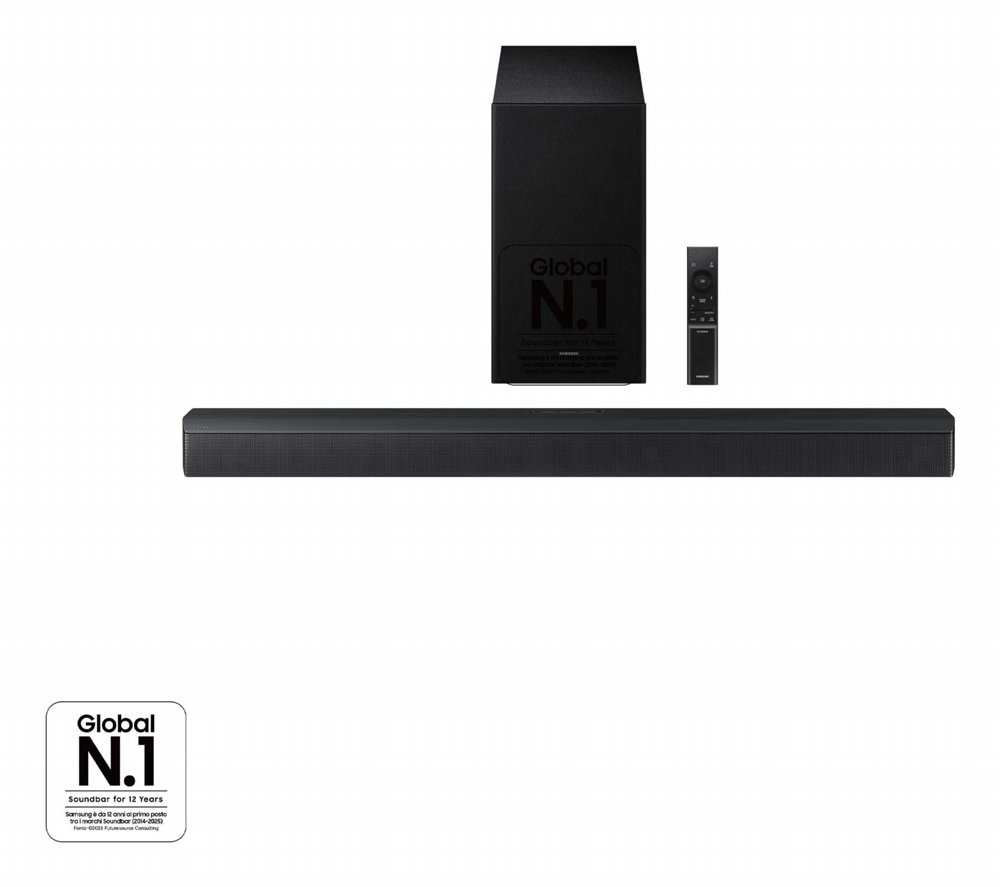 Samsung HW-B650F | 3.1-kanaals Soundbar met Draadloze Subwoofer | Dolby Audio | 370W | Zwart