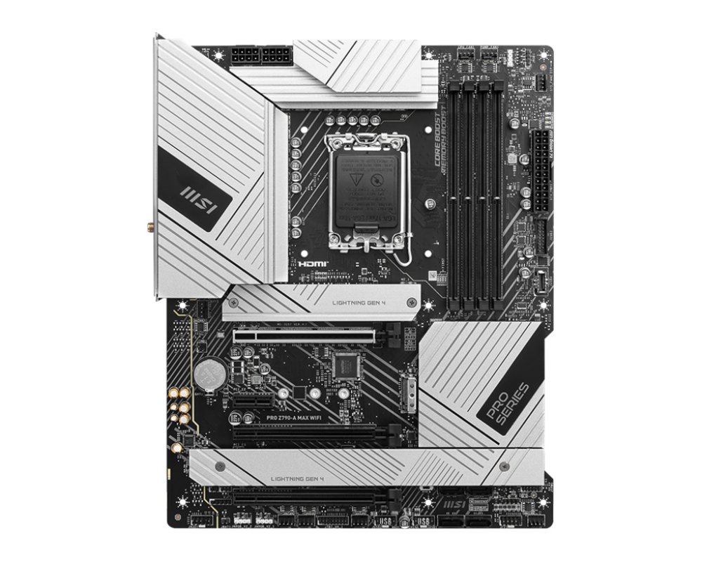 MSI PRO Z790-A MAX WIFI | Socket LGA 1700 | Intel Z790 | 4xDDR5 | ATX | Moederbord