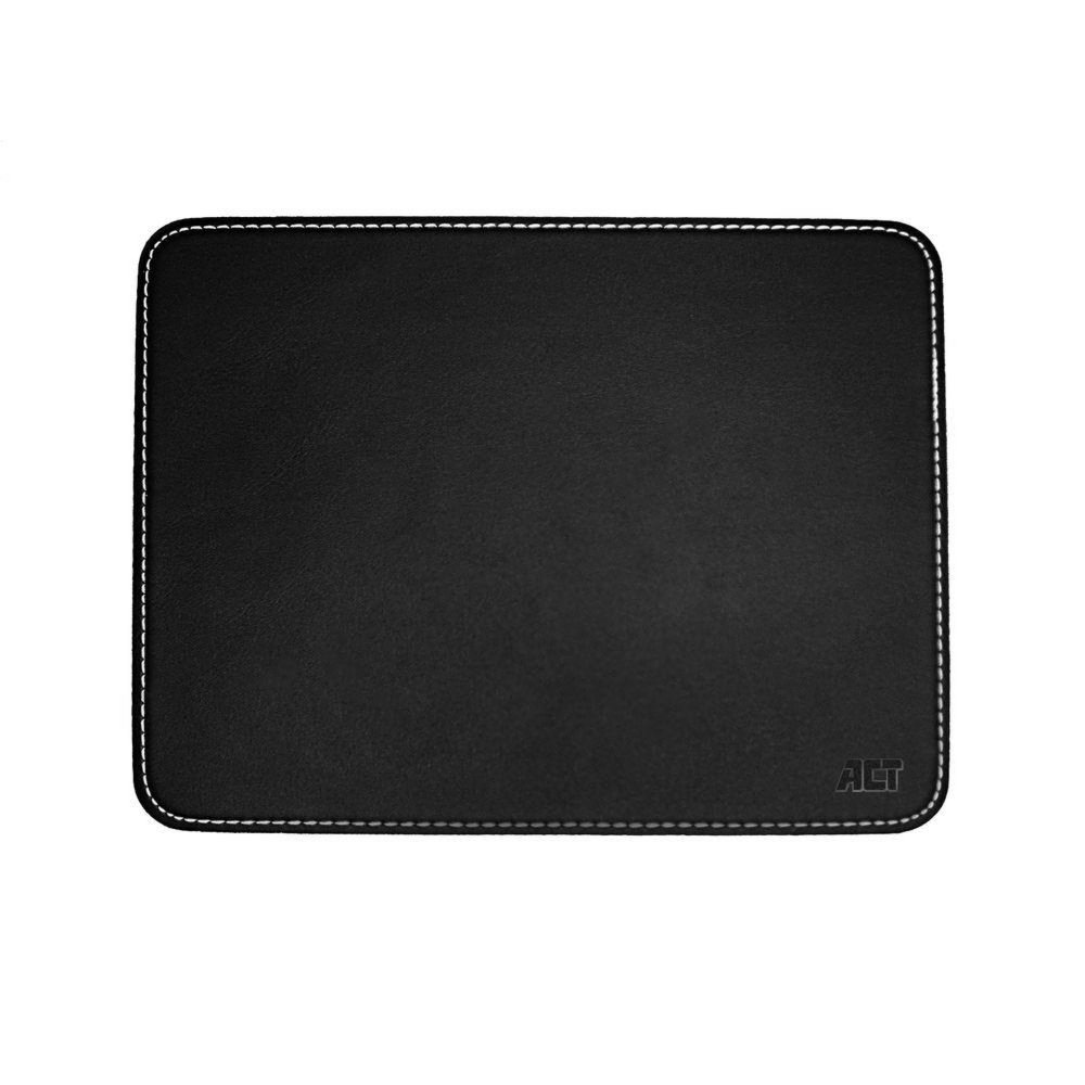ACT AC8000 | Muismat | Zwart Leather Look