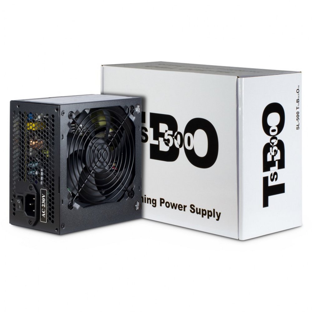Inter-Tech SL-500 TBO | 500 Watt ATX PSU | Power Supply | Voeding