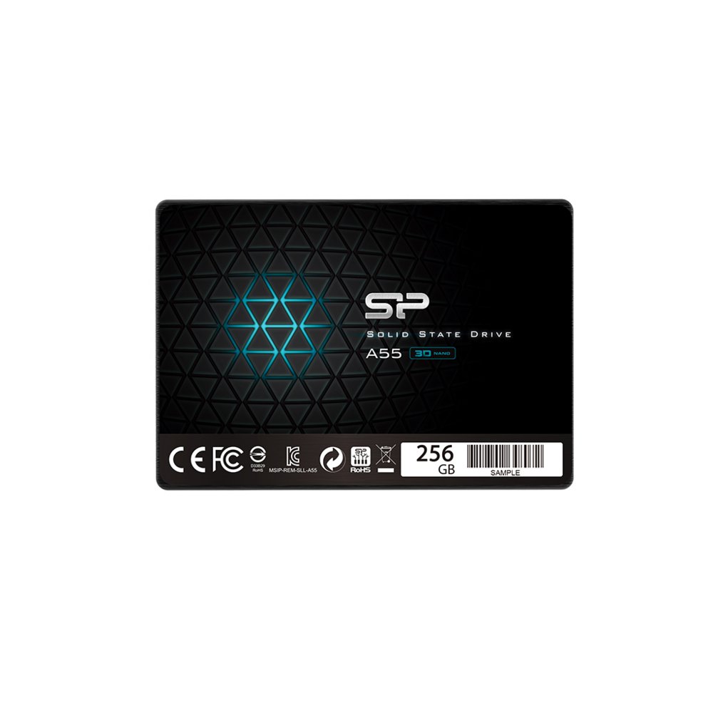Silicon Power A55 | 256GB SATA SSD | 2.5'' | 460MB/s Lezen | 450MB/s Schrijven