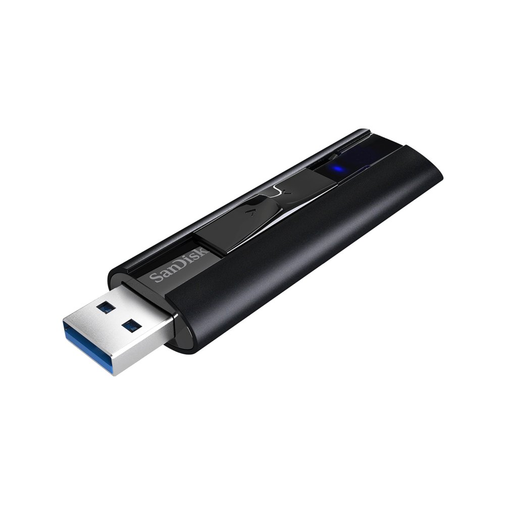 SanDisk Extreme Pro | 1TB USB-A 3.2 Flash Drive | tot 420 MB/s lezen | tot 380 MB/s schrijven | Zwart