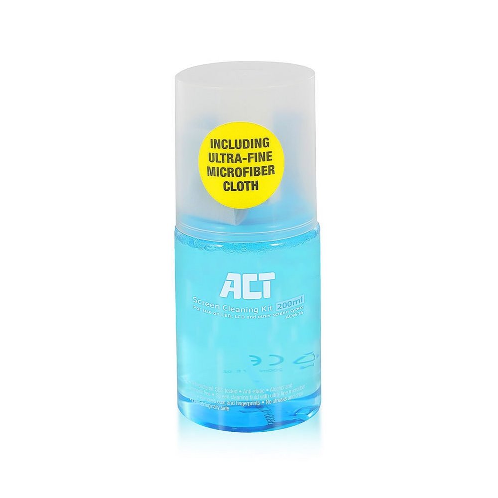 ACT AC9516 Schermreiniger inclusief Microvezel Doekje | 200ml