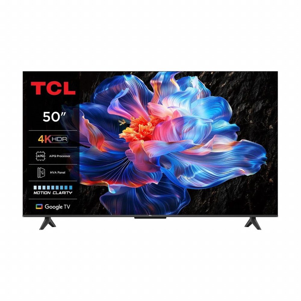TCL 50P6K | 50" 4K UHD LED TV | HDR10 | Google TV | RENEWED