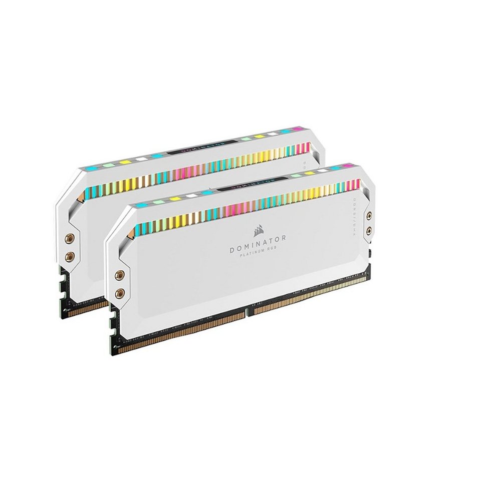 Corsair Dominator Platinum RGB Wit | 32GB 2x16GB DDR5 | 6200MHz | DIMM | CL36 | Geheugenmodule | RAM