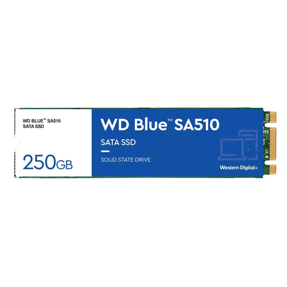 Western Digital Blue SA510 | 250GB SATA SSD | M.2 | 555MB/s Lezen | 440MB/s Schrijven