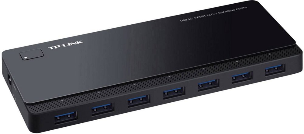 TP-LINK UH720 | USB 3.2 Gen 1 (3.1 Gen 1) Micro-B Hub | 5000 Mbit/s | Zwart