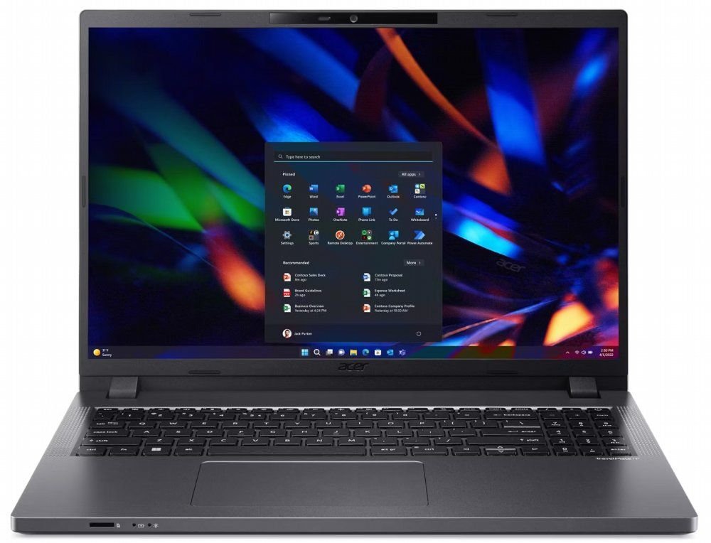 Acer TravelMate P2 |16" WUXGA IPS | Intel Core i7-1355U | 16GB RAM | 512GB SSD | W11 Pro | Steel Grey