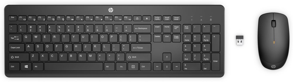 QWERTZ | HP 235 | Draadloze Muis en Toetsenbordcombo | QWERTZ