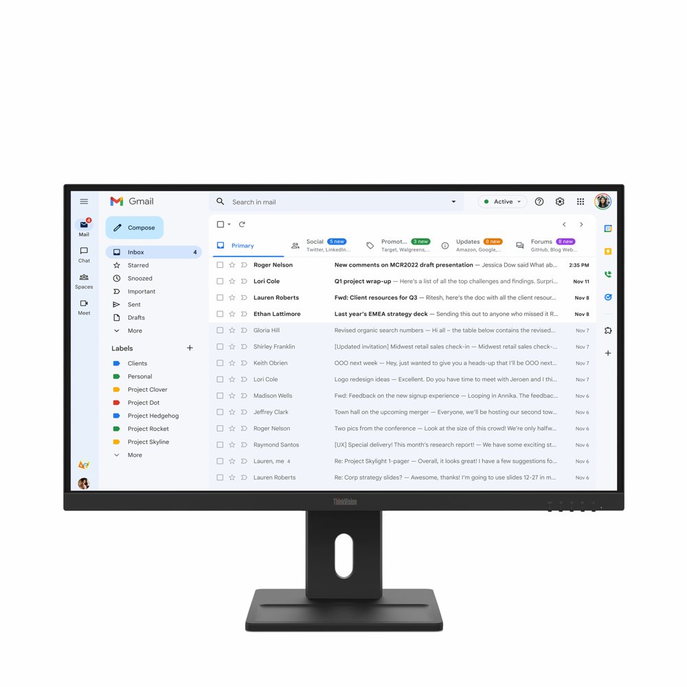 Lenovo ThinkVision E27-40 | 27" Full HD IPS | 100 Hz | HDMI & DisplayPort | Monitor