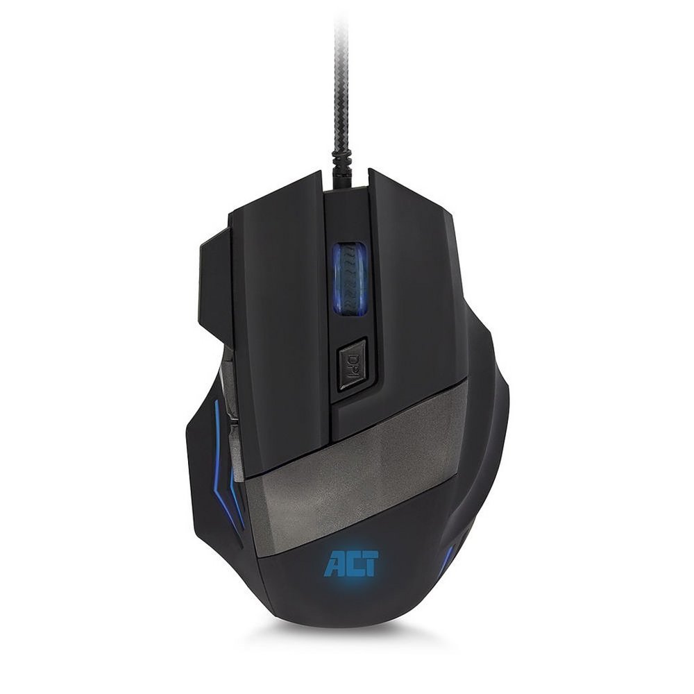 ACT AC5000 | Bedrade Gaming Muis | Rechtshandig | USB-A | 3200 DPI | Zwart