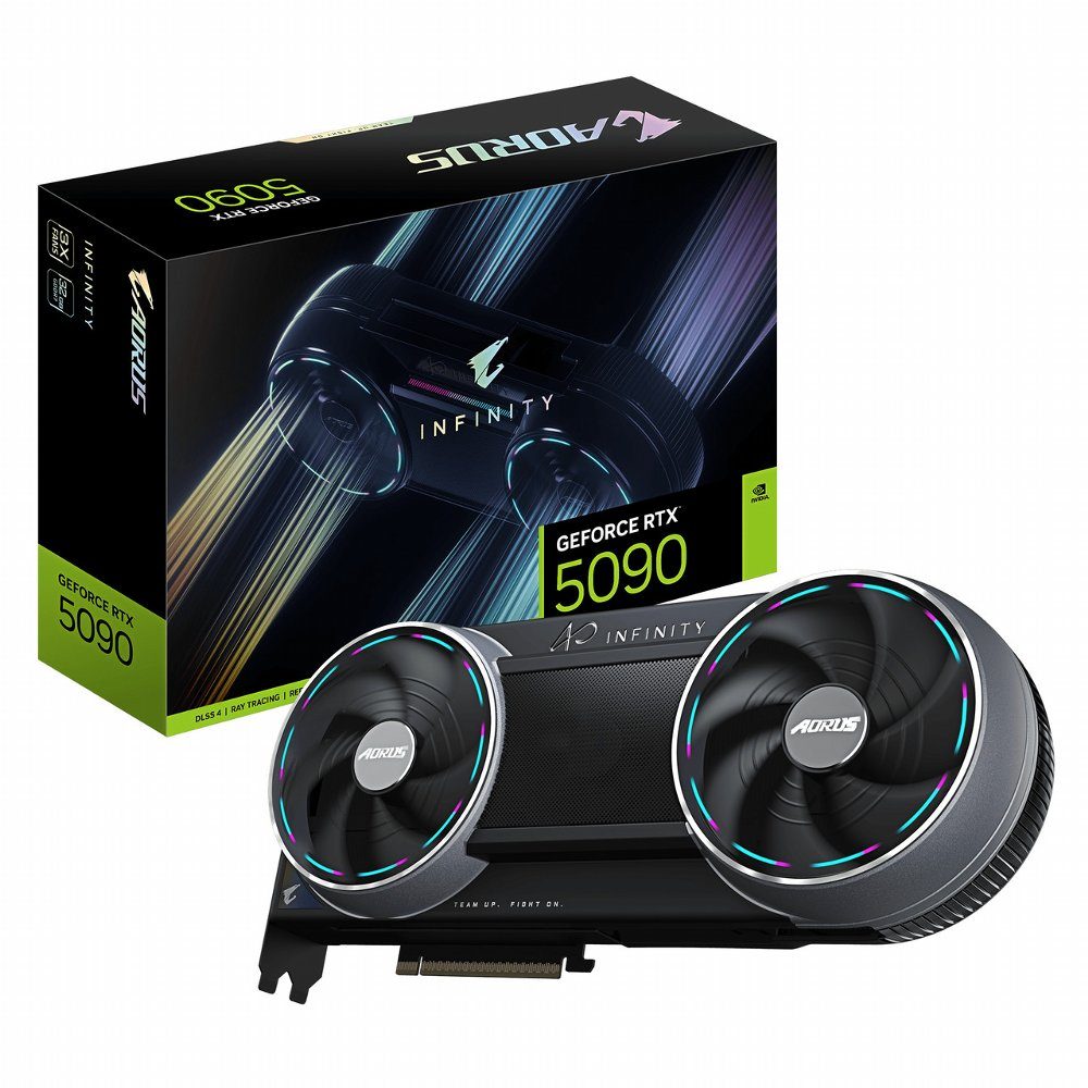 GIGABYTE AORUS GeForce RTX 5090 INFINITY | 32GB GDDR7 | 4K Gaming & AI | Videokaart