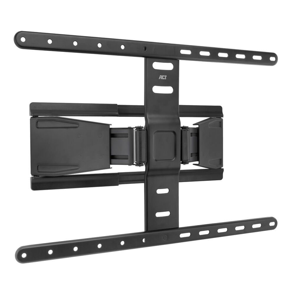 ACT AC8357 | Full Motion Ultradunne TV-bevestiging | 43" tot 90'' | Tot 50 kg | Zwart | VESA