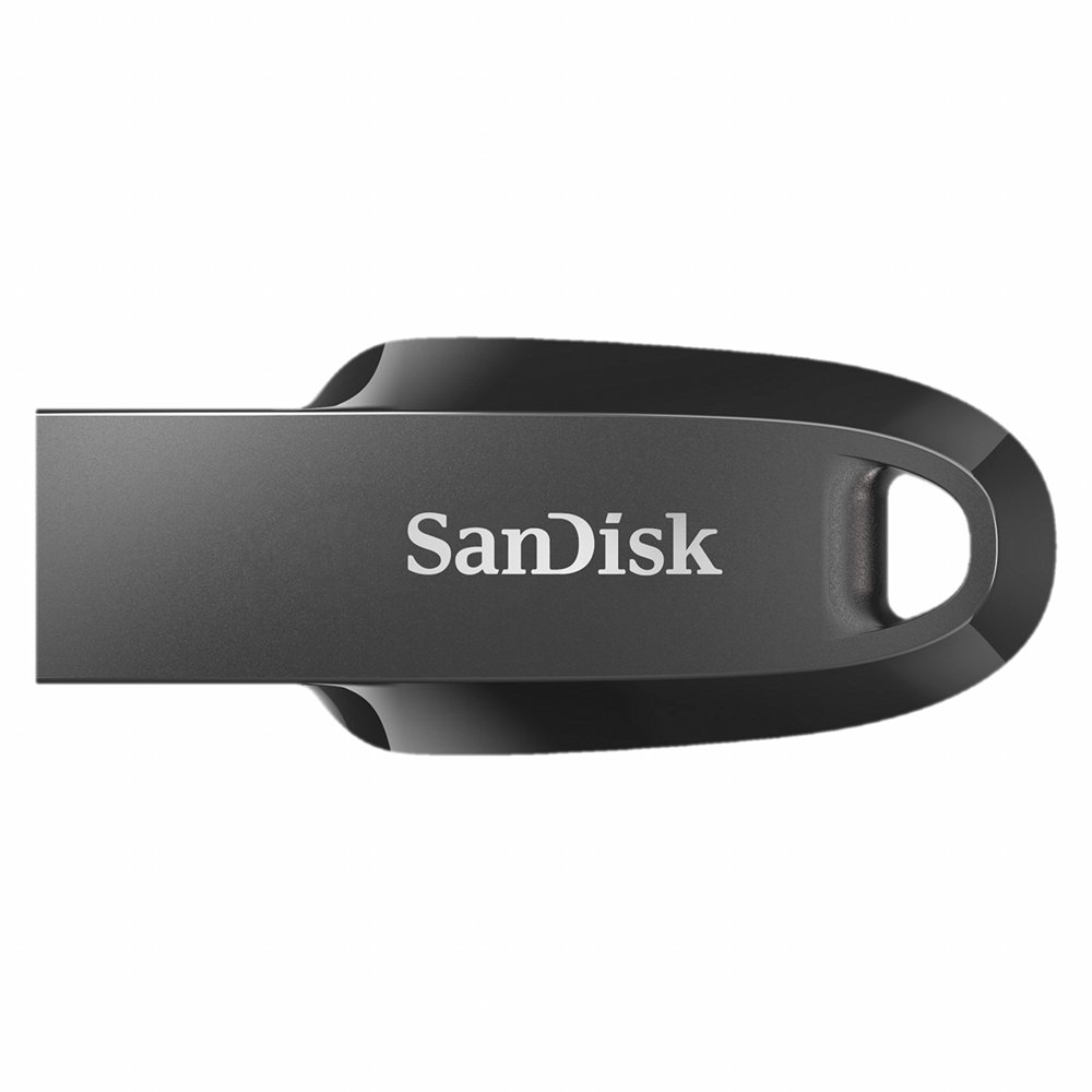 SanDisk Ultra Curve SDCZ550 | USB Stick 512GB | USB 3.2 Gen 1 | Tot 100 MB/s | Zwart