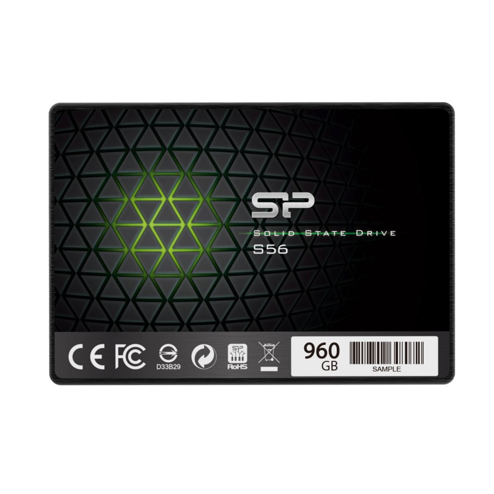 Silicon Power Slim S56 | 480GB SATA SSD | 2.5'' | 560MB/s Lezen | 530MB/s Schrijven