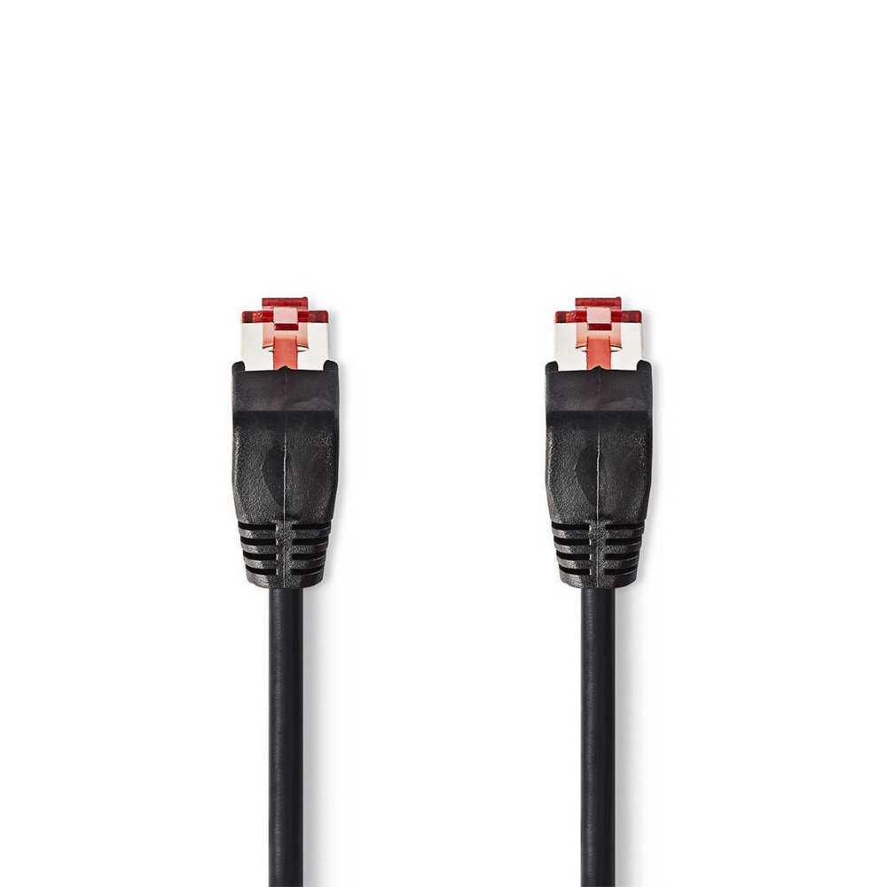 Nedis U/UTP Cat 6 Netwerkkabel | 1 m | Zwart