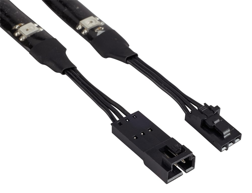 Corsair CL-8930002 | RGB LED Lighting PRO Expansion Kit | 4 Individueel Aanspreekbare LED Strips | Voor PC Behuizing