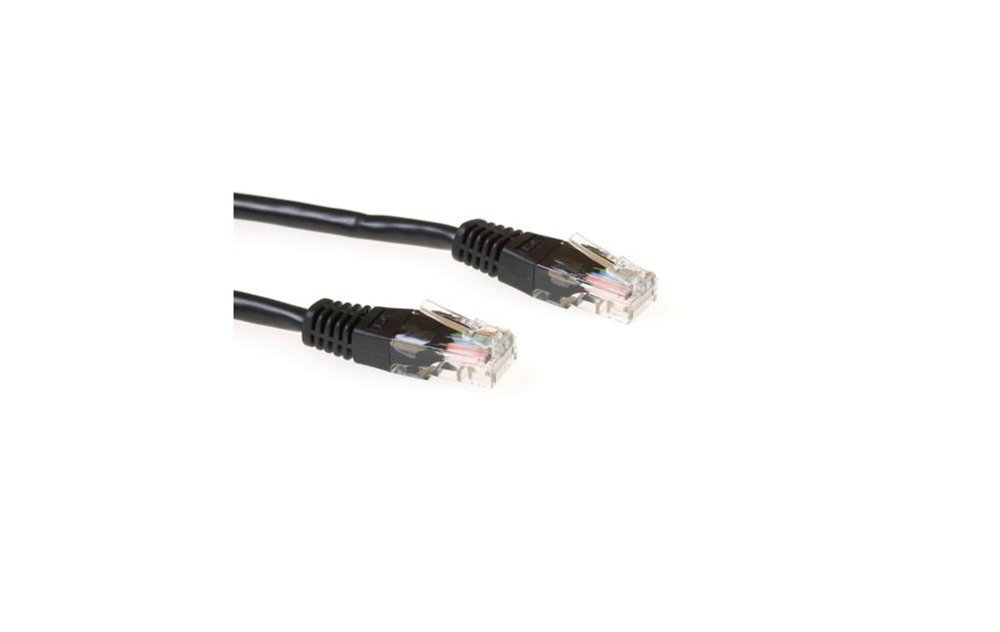 ACT netwerkkabel | Cat5e | U/UTP (UTP) | 2 m | Zwart