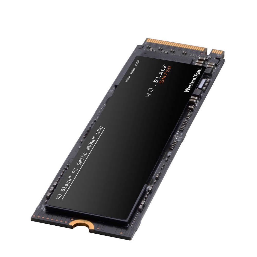 Western Digital WD Black SN750 | 1TB NVMe SSD | M.2 Gen3 | 3.470 MB/s Lezen | 3.000 MB/s Schrijven