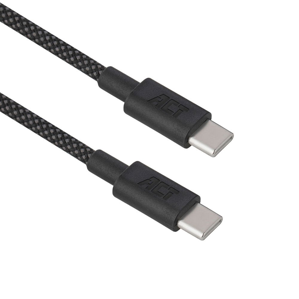 ACT AC3083 | USB 2.0 Kabel | USB-C naar USB-C | 60W | 480Mbps | Zwart | 2 Meter