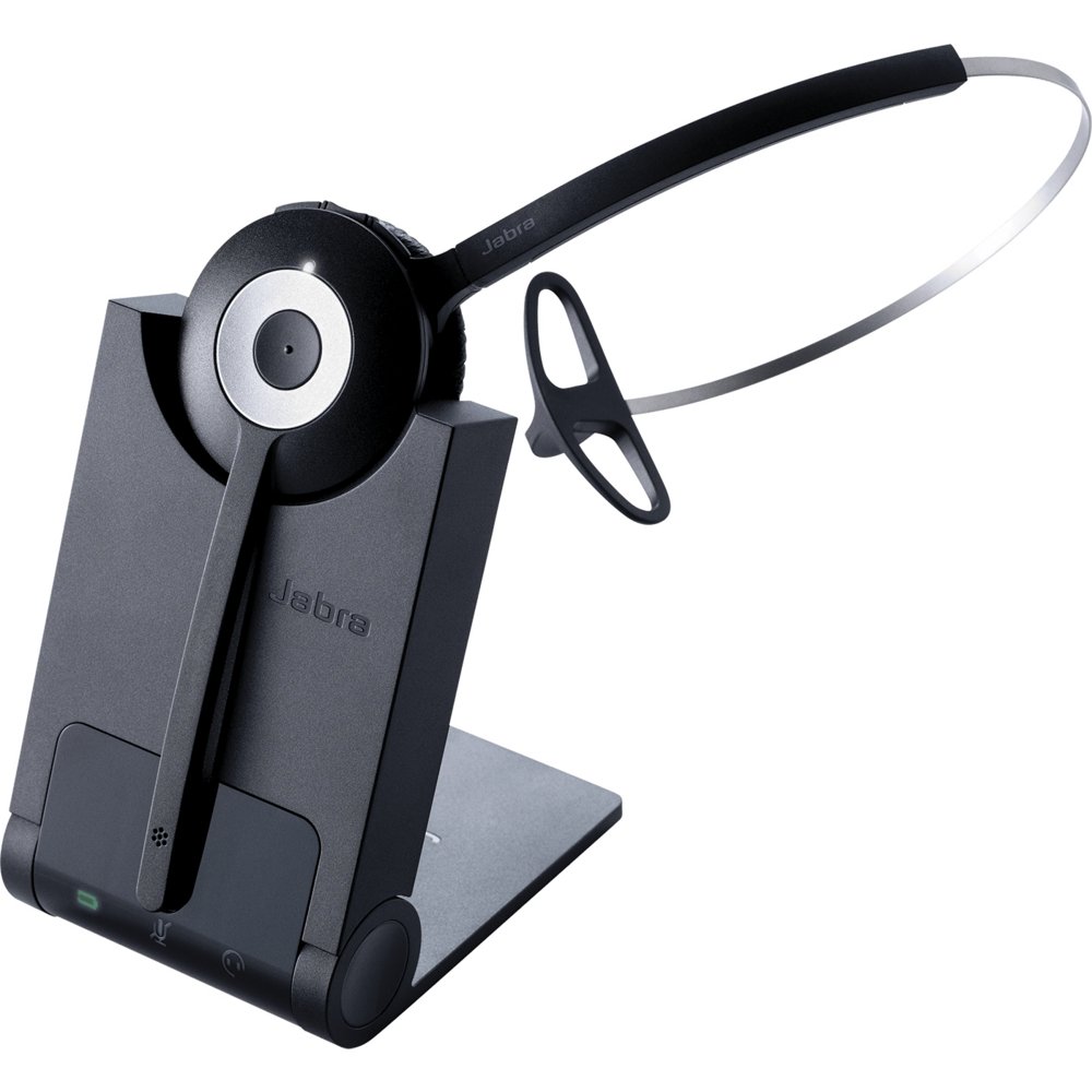 Jabra Pro 920 | Draadloze On-ear Mono Headset | Oplaadstation | Zwart