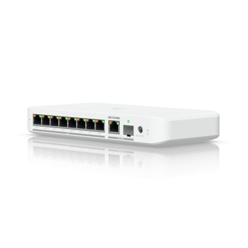 UniFi Switch Flex 2.5G - 8 poort, With flexible PoE budget