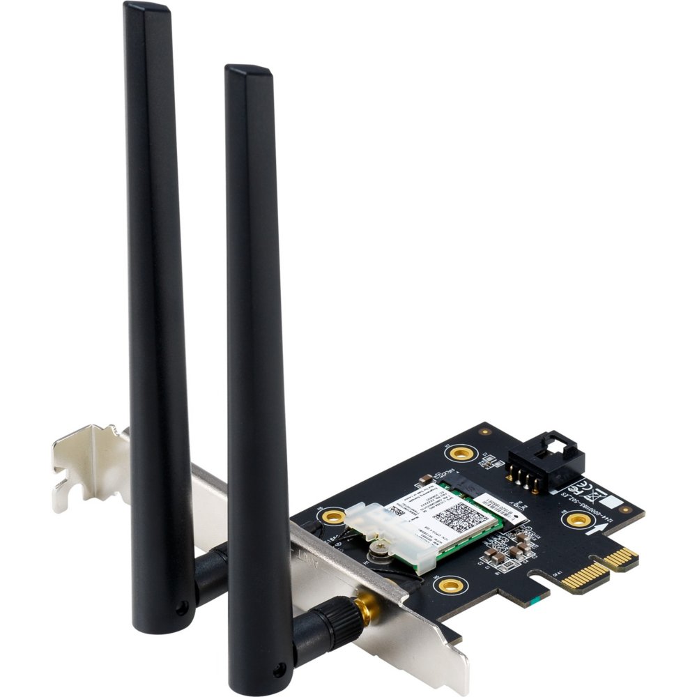 US PCE-AX3000 | Interne Wi-Fi 6 & Bluetooth Adapter | PCIe | Dual-band 3000 Mbps | Inclusief antennebasis