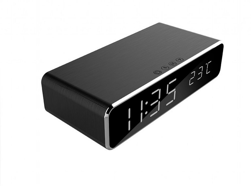 Gembird DAC-WPC-01 | Digitale Wekker | Zwart